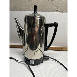 Presto Vintage Style Stainless Steel 12-Cup Coffee Maker Model 0281105